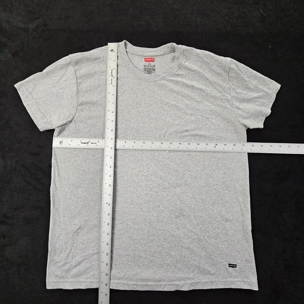 Levi's Gray Short Sleeve Cotton Blend T-Shirt Men's L